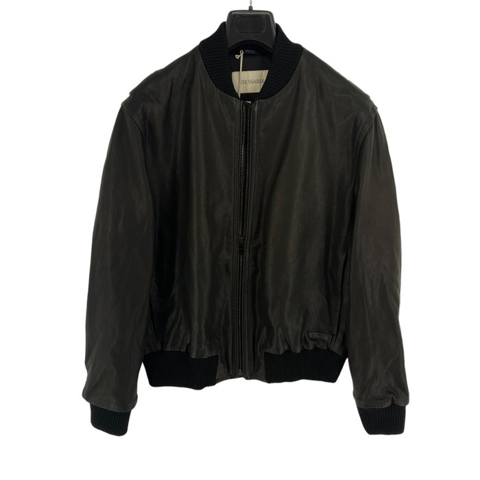 Trussardi leather jacket for sale  