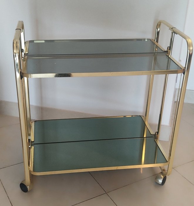 Serving trolley brass for sale  