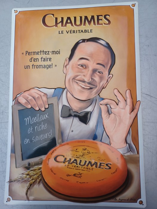 Chaumes fromages sign for sale  