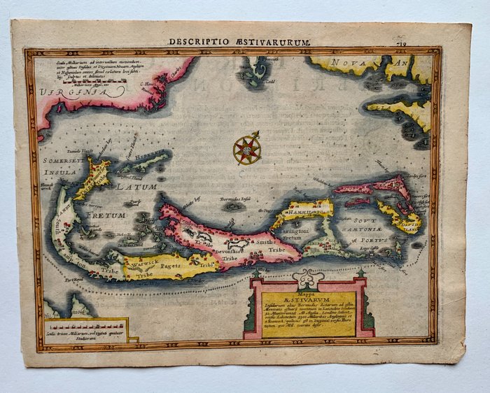 America map bermuda for sale  