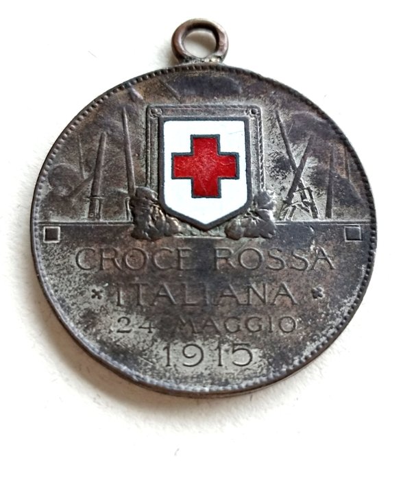 Italy medal red for sale  