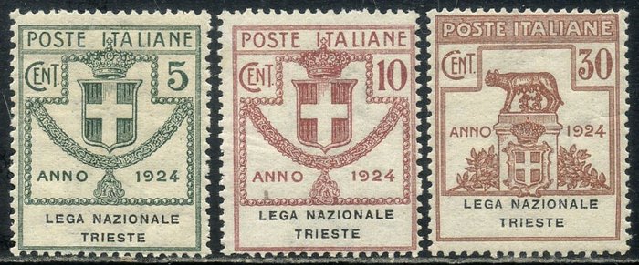 Italy 1924 parastatals usato  