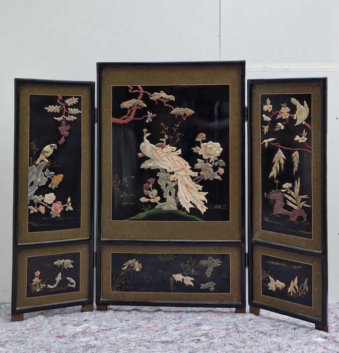 Chinoiserie paravent folding for sale  
