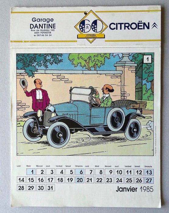 Tintin 1985 citroën for sale  