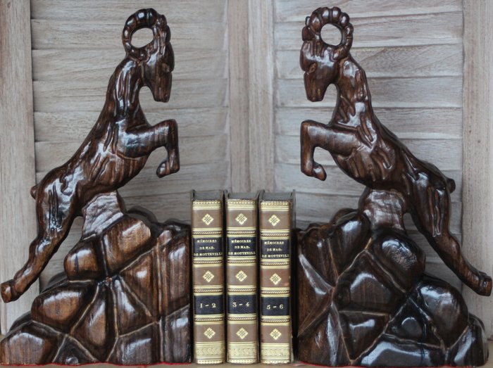 Bookends large capricorns for sale  