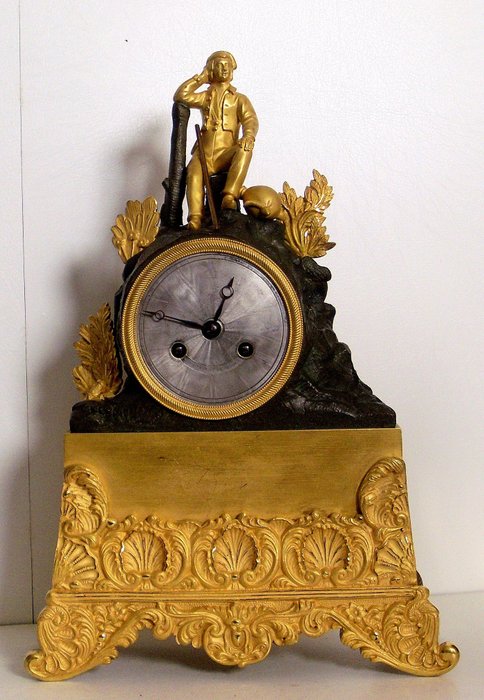 Mantel clock 19th for sale  