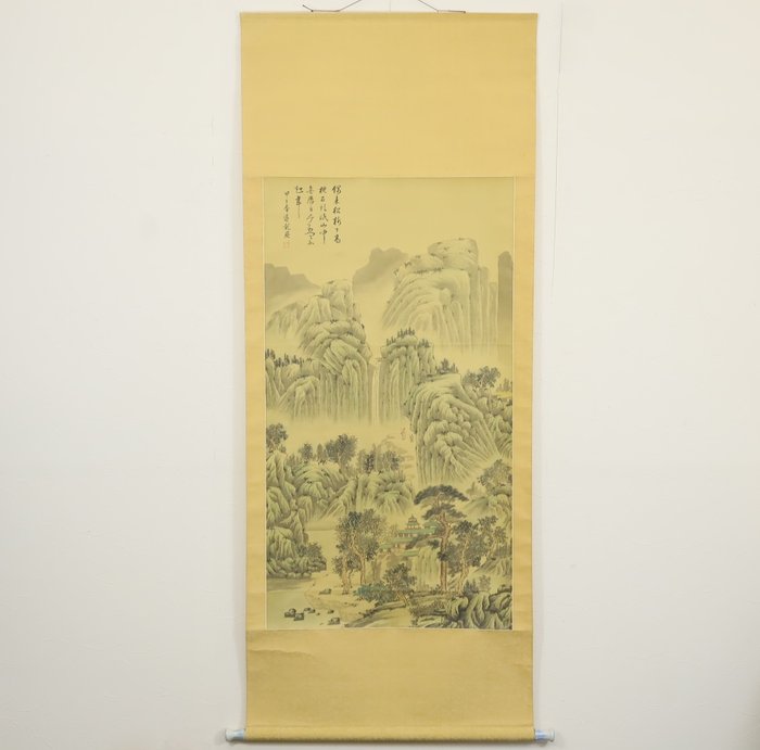 Chinese colored landscape for sale  