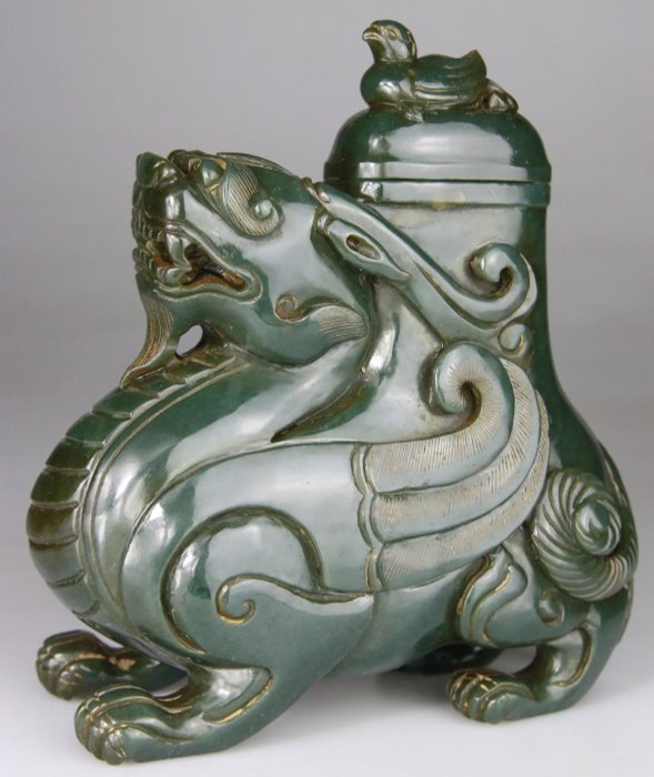 Chinese sculpted vase for sale  