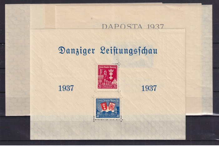 Danzig 1937 block for sale  