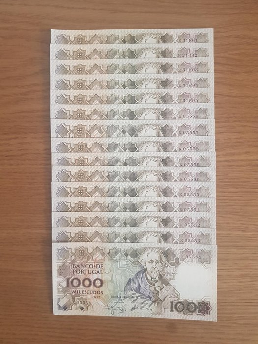 Portugal. 1000 escudos for sale  