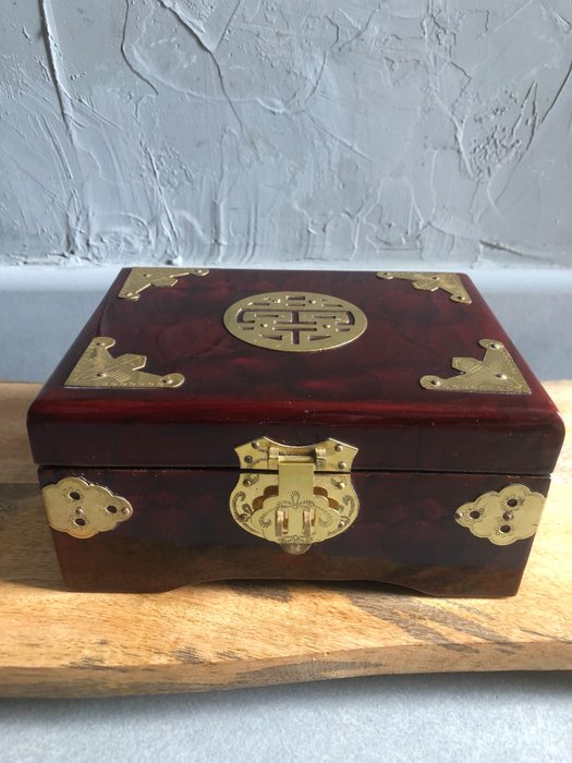 Box lacquered wooden for sale  