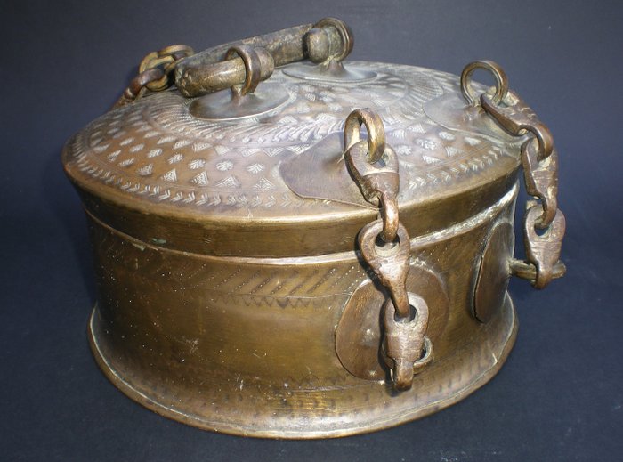 Chapati box brass for sale  