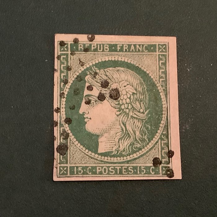 France 1850 cents usato  