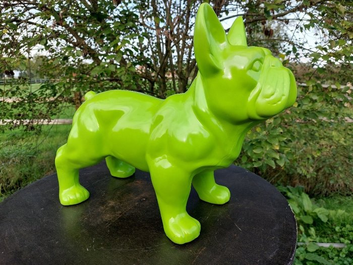 Statue french bulldog usato  