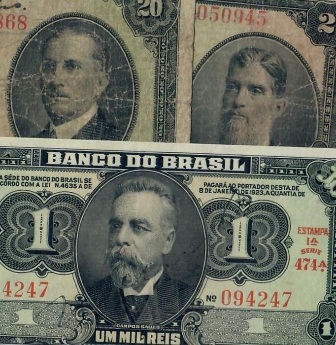 Brazil. banknotes various for sale  