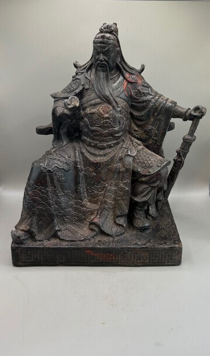 Guan statue metal for sale  