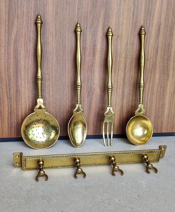 Cutlery set brass for sale  