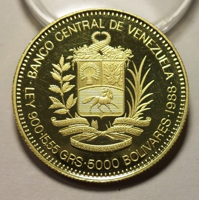 Venezuela. 5000 bolivares for sale  