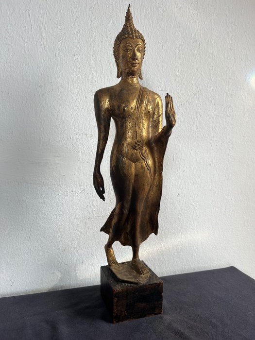 Gilded bronze buddha d'occasion  