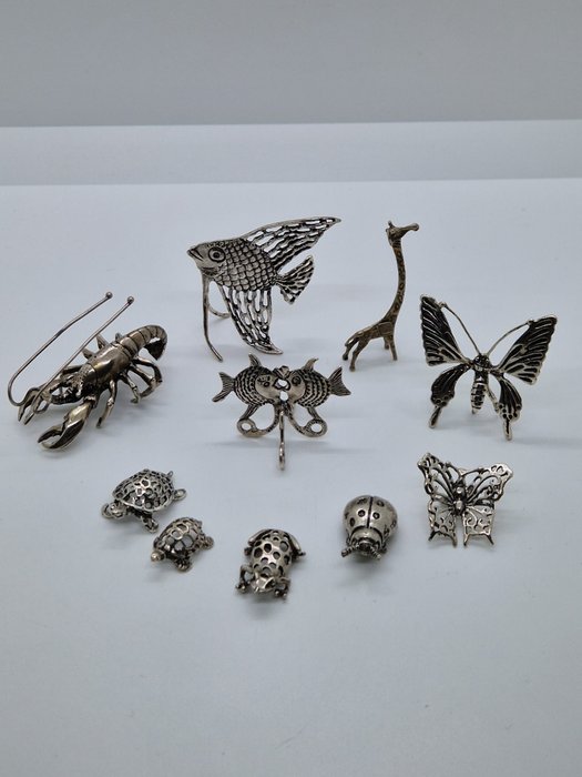 Miniature figurine animali usato  
