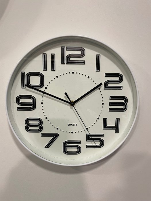 Wall clock plastic for sale  