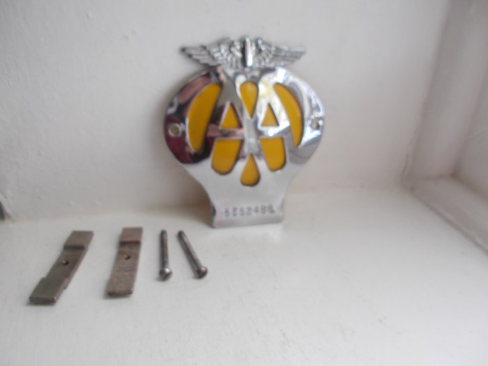 Badge chrome brass for sale  