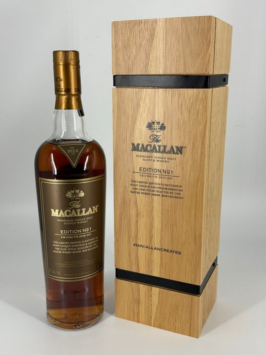 Macallan edition wooden for sale  