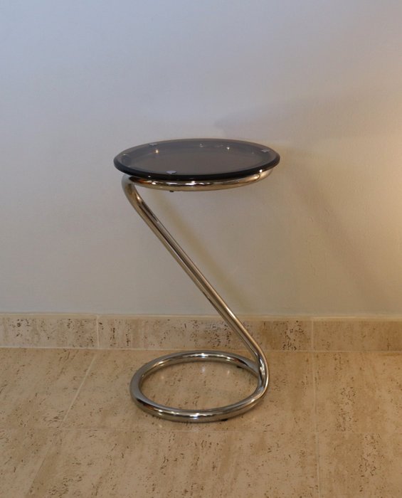 Side table smoked for sale  