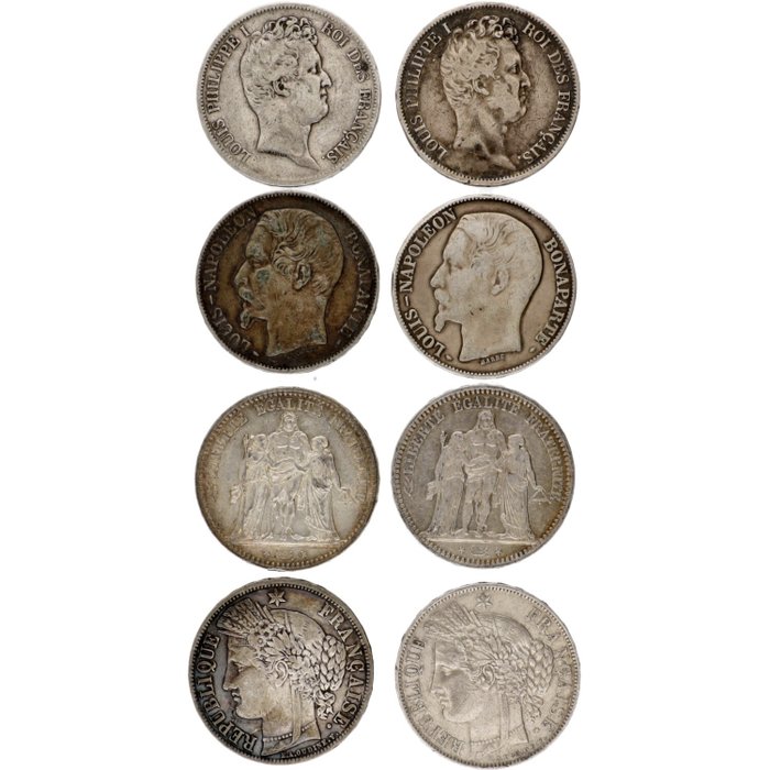 Francs 1831 1875 d'occasion  