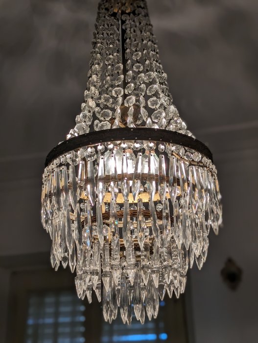Hanging lamp crystal for sale  