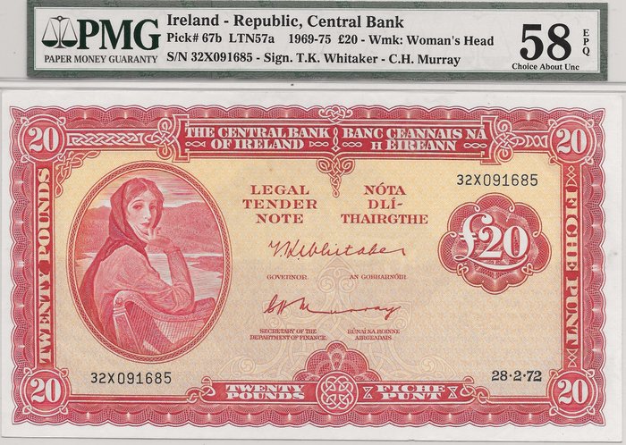 Ireland pounds 1972 for sale  