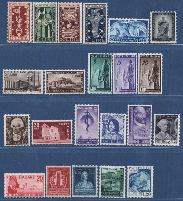 Italy 1949 complete for sale  