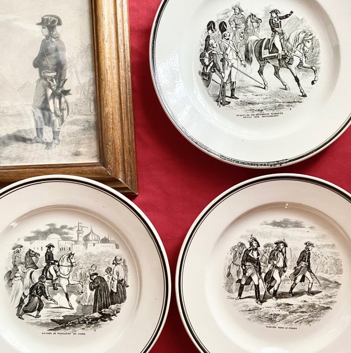 Plates egyptian campaign for sale  
