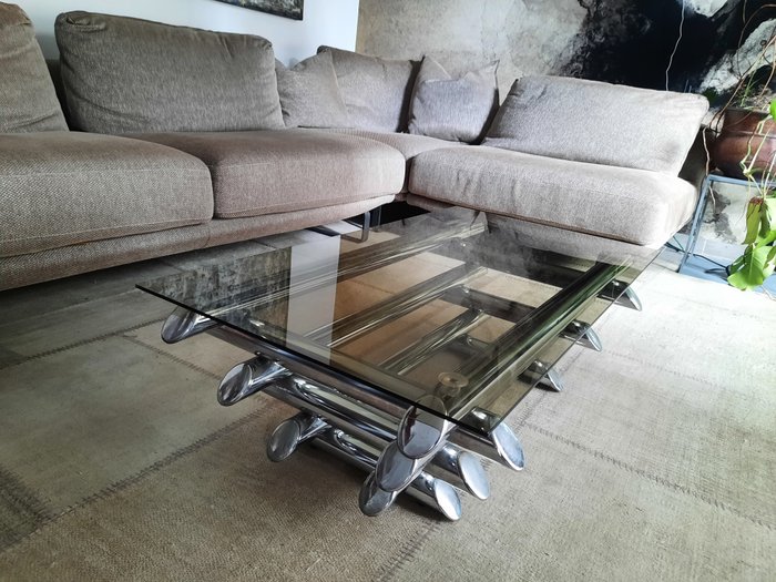 Coffee table chrome for sale  