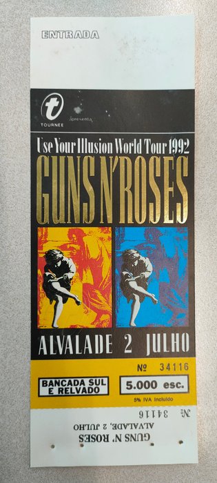 Guns roses concert usato  