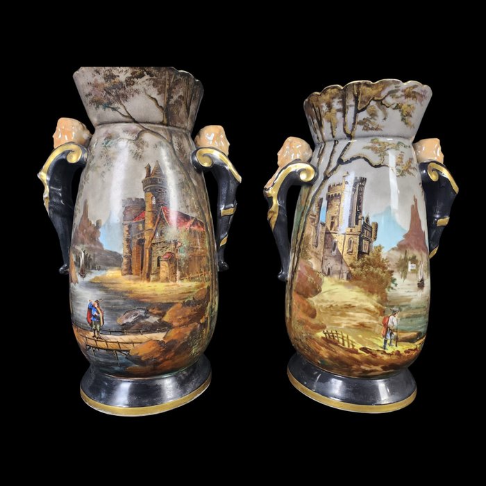 Vase pair french for sale  