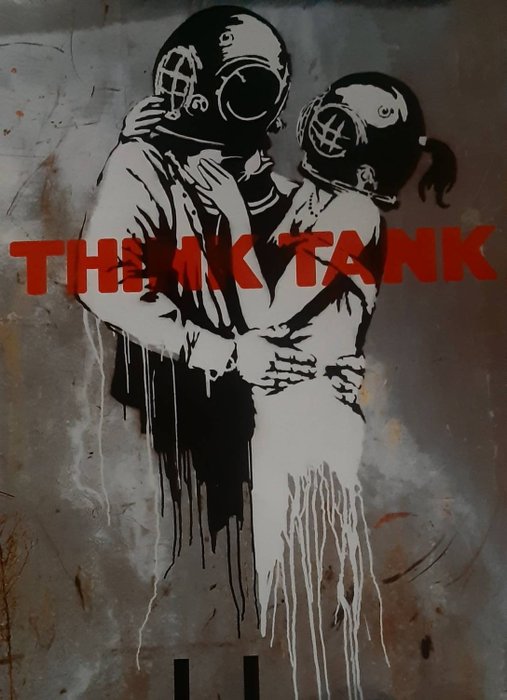 Banksy blur think usato  