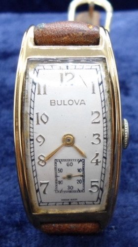 Bulova curvex gold for sale  