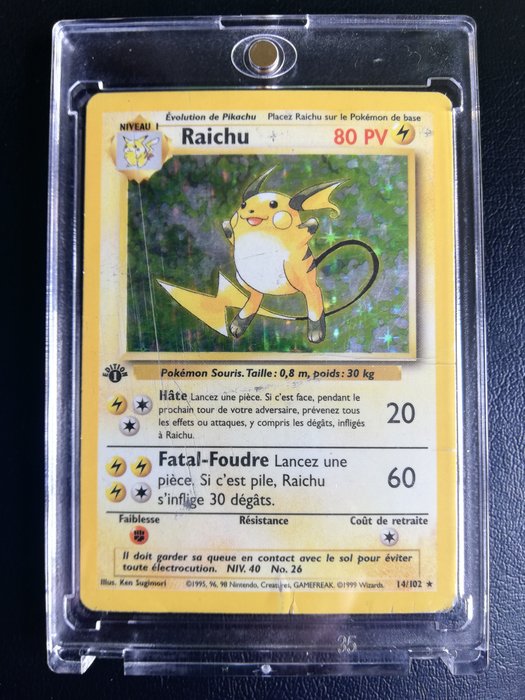 Carte pokemon raichu usato  