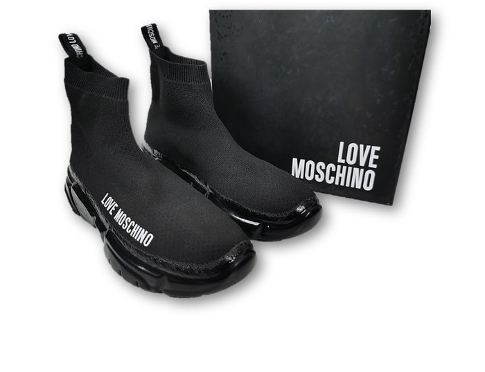 Love moschino sneakers for sale  