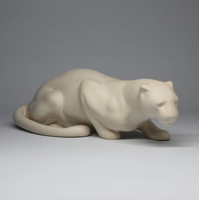Zsolnay sculpture panther for sale  