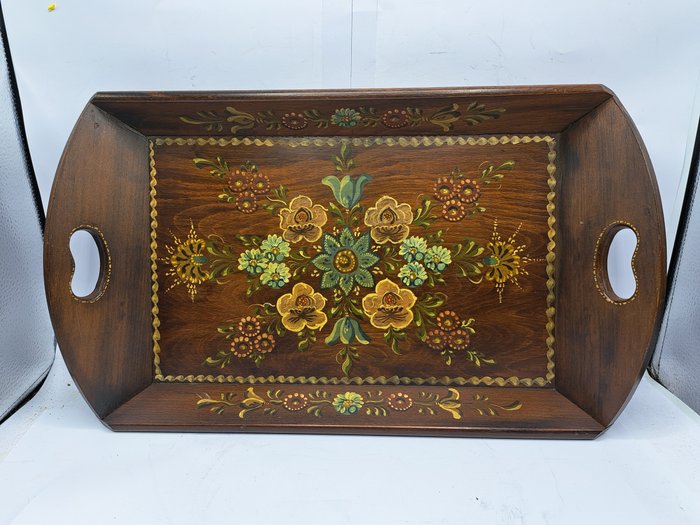 Serving tray folk for sale  