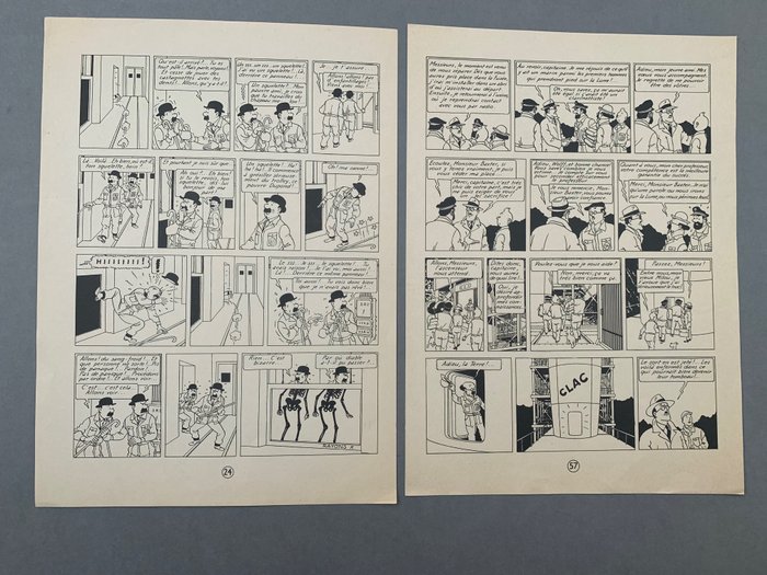 Hergé print tintin d'occasion  