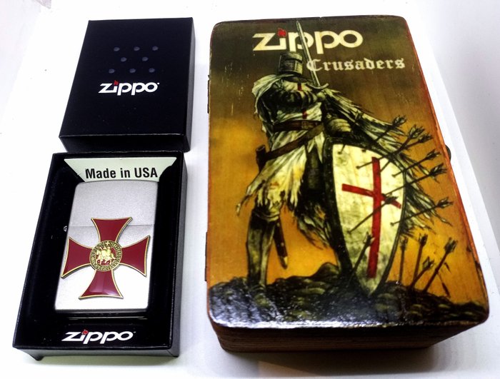 Zippo lighter crusaders for sale  