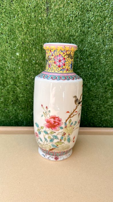 Porcelain roll vase for sale  