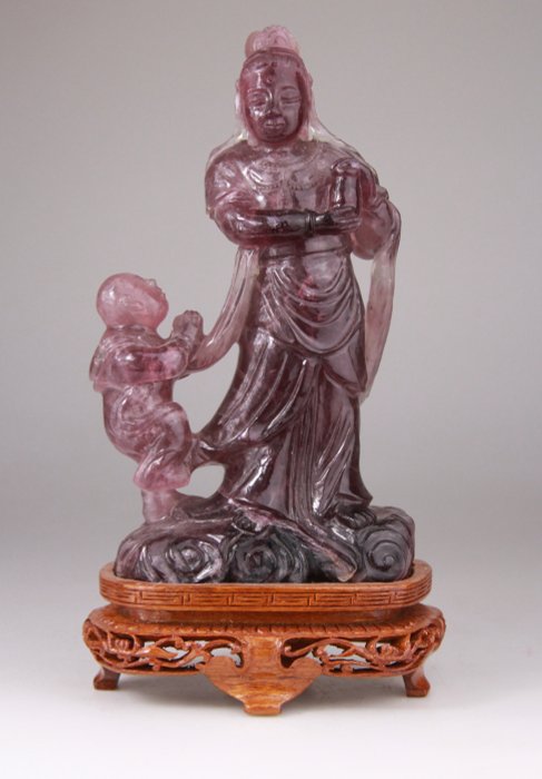 Chinese carved fluorine for sale  