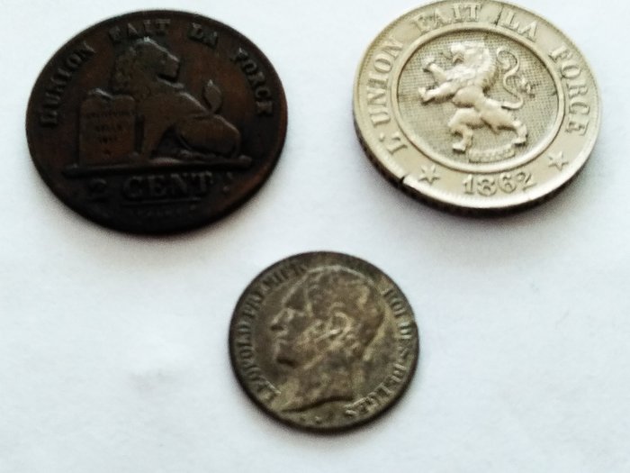 Belgium. leopold centimes usato  