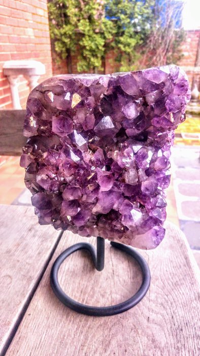 Large amethyst cluster usato  