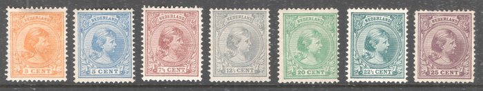 Netherlands 1891 1894 usato  