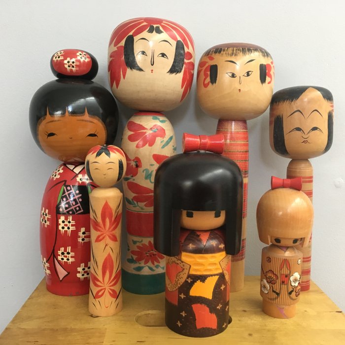 Kokeshi dolls japanese for sale  